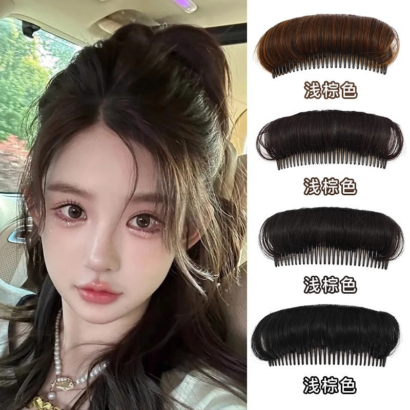 Fluffy Hair Pad, Hair Root Hair Comb, High Skull Wig Piece to Increase Hair Volume, Hairpin Insert Comb, Hair Bag, Bangs Headdress - image 4