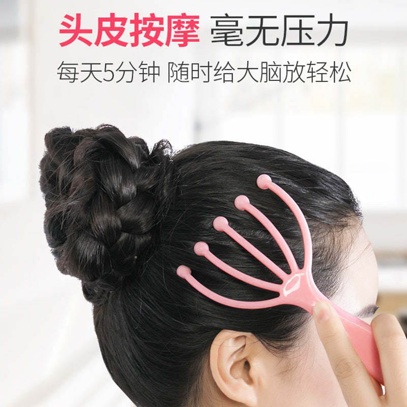 Five-claw head massager health care Meridian manual massage comb ball massage scalp massage claw Meridian activating collaterals - image 3
