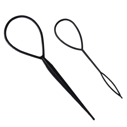 Universal updo hair pulling pin children's hair remover hair pin girls' hair braiding artifact lazy hair tie braids tool - image 5