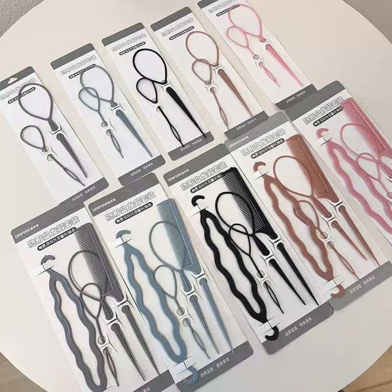 Special Kidsren's Hair Puller for Braiding Hair, Tying Hair, Combing Hair, Digging Hair, Piercing Hair Styling Tool - image 3