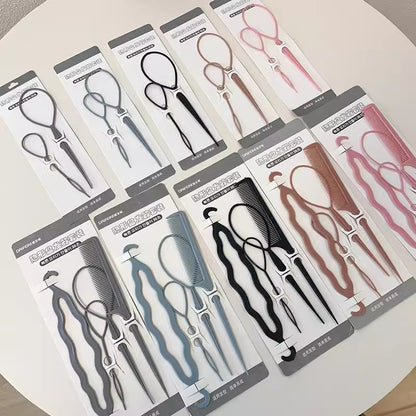 Special Kidsren's Hair Puller for Braiding Hair, Tying Hair, Combing Hair, Digging Hair, Piercing Hair Styling Tool - image 3
