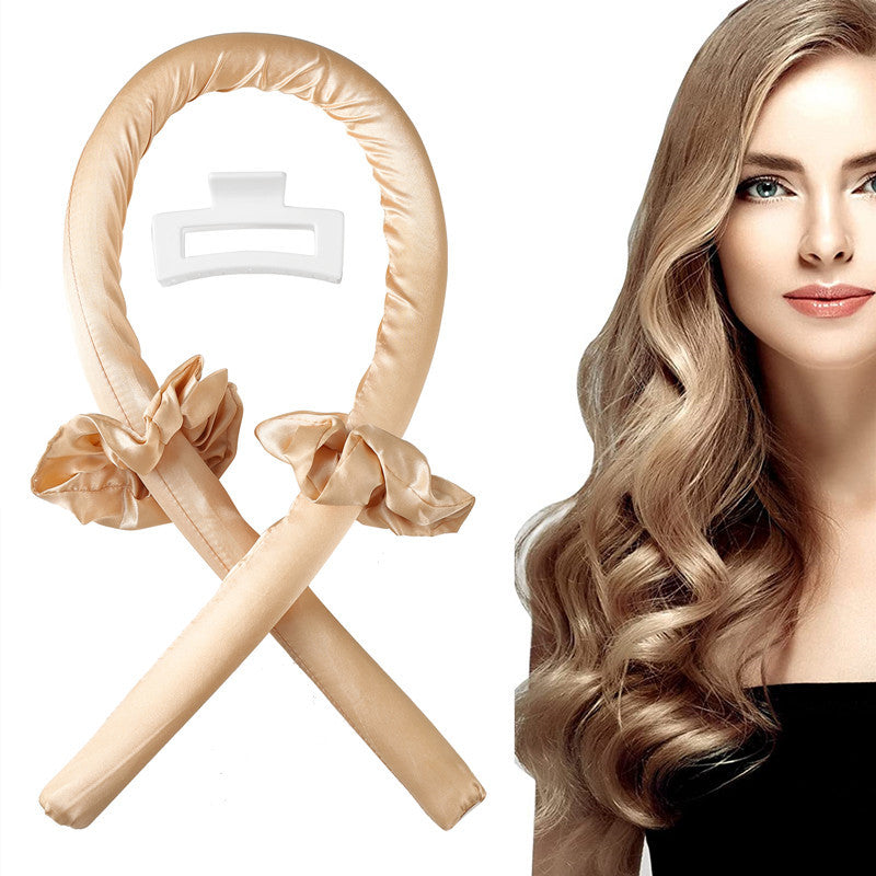 European and American hot sale non-hot lazy artifact hair curler sponge foam sleep curler big wave roll four-piece set - image 1