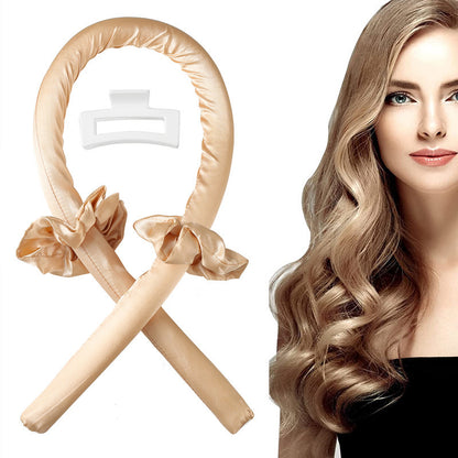 European and American hot sale non-hot lazy artifact hair curler sponge foam sleep curler big wave roll four-piece set - image 1