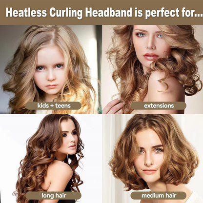 European and American hot sale non-hot lazy artifact hair curler sponge foam sleep curler big wave roll four-piece set - image 3