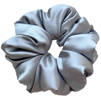 Korean-Style Silk Hair Tie Oversized Scrunchie for Women 2025 High Bun Elegant Non-Damaging Hair Rope - image 5