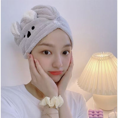 Dry Hair Cap for Girls, Cute, Super Fast Absorbent, Quick-Drying, Cute Long Hair Turban, Dry Hair Towel - image 3
