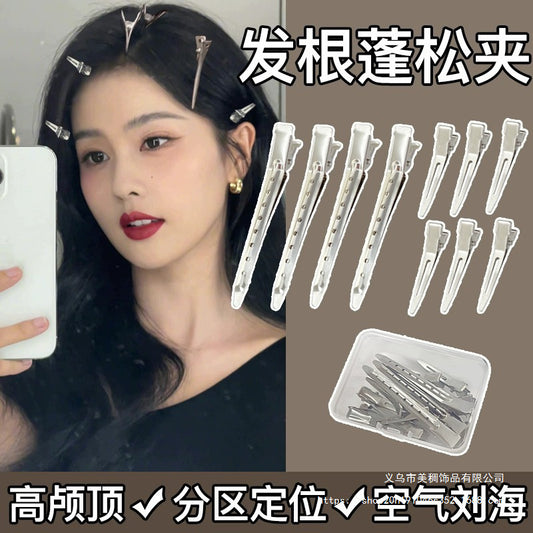 Hair Root Fluffy Clip Side Bangs Clip Headwear Styling Seamless Hair Clip Lazy Positioning Artifact Duckbill Clip Hair Clip - image 1