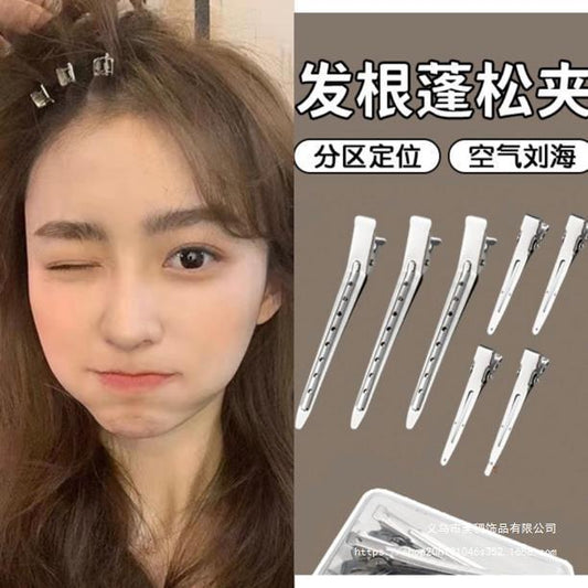 Hair Root Fluffy Clip Side Bangs Clip Headwear Styling Seamless Hair Clip Lazy Positioning Artifact Duckbill Clip Hair Clip - image 2