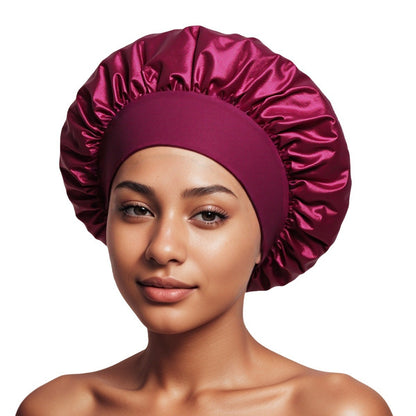 Amazon cross-border foreign trade wide-brimmed high elastic headscarf beauty cap shower cap hair care cap children's care sanding nightcap - image 3