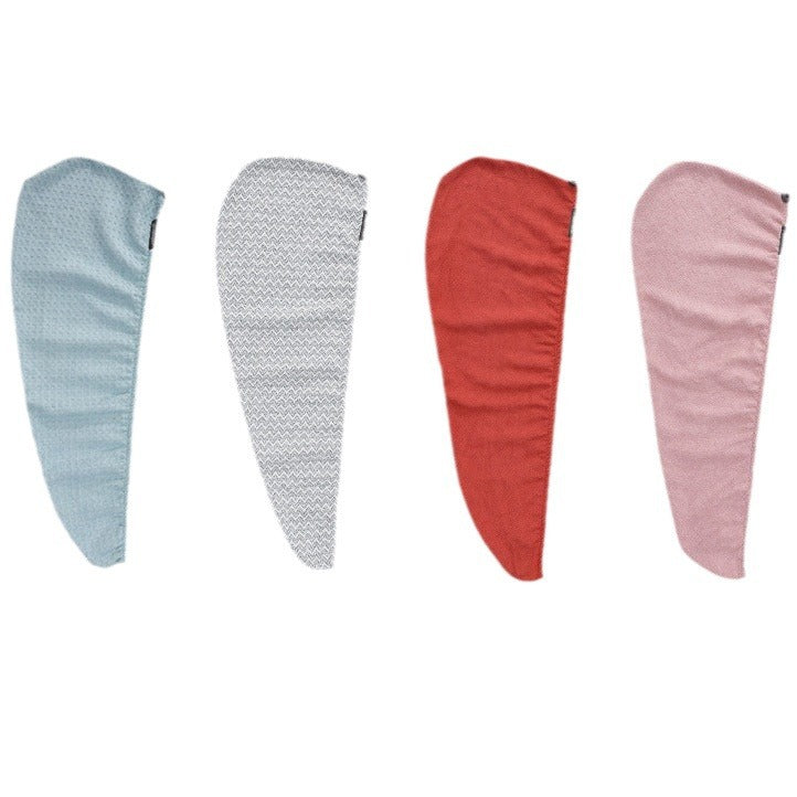 American black technology antibacterial hair drying cap Women's thickened super absorbent quick-drying waffle shower cap hair drying towel - image 5