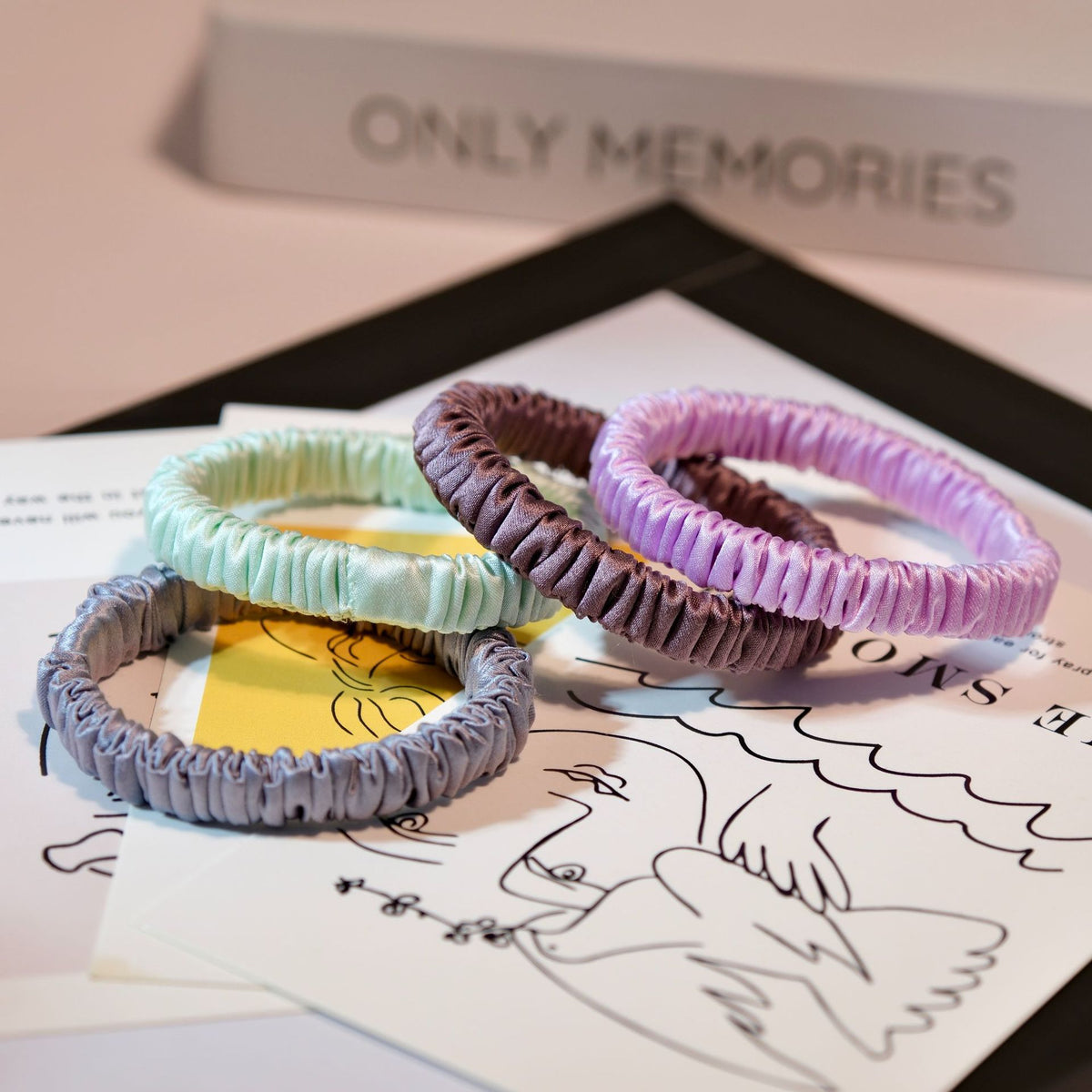 19mm 1cm Silk Small Intestine Hair Tie, No Trace, No Damage to Hair, Mulberry Silk Hair Tie Wholesale - image 3