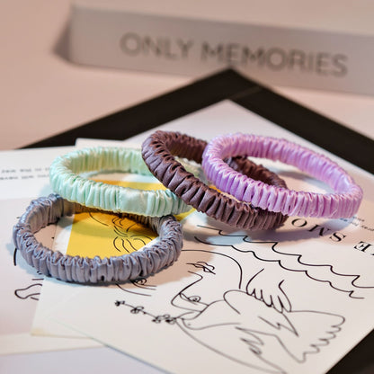 19mm 1cm Silk Small Intestine Hair Tie, No Trace, No Damage to Hair, Mulberry Silk Hair Tie Wholesale - image 3
