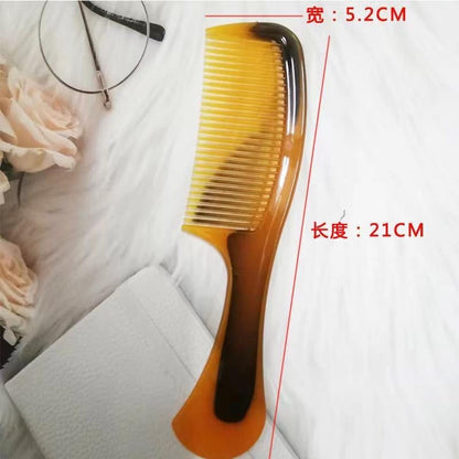 Anti-static beef tendon comb thickened extra large household wide tooth dense tooth women's special long hair comb folding constantly durable - image 2