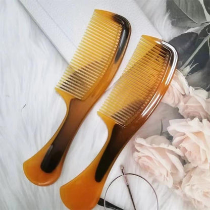 Anti-static beef tendon comb thickened extra large household wide tooth dense tooth women's special long hair comb folding constantly durable - image 4