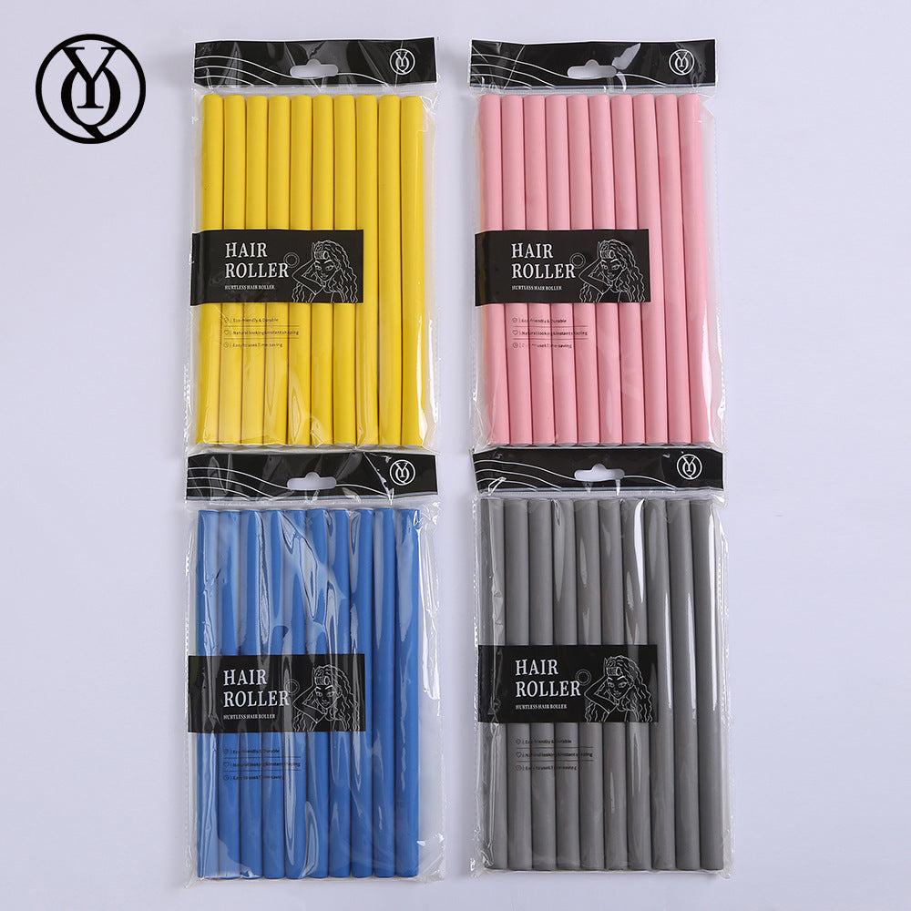 Lazy rubber hair curler squid eight-claw curly hair long hair curler non-hot hair curler foam curler - image 5