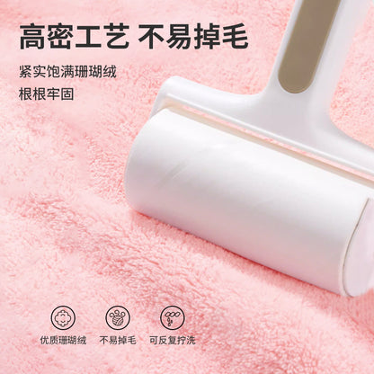 Coral Velvet Hair Drying Cap for Children, Type A, Cute, Thickened Shower Cap, Absorbent, Quick-Drying, Household Hair Drying Towel for Girls - image 2