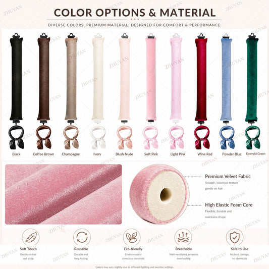 Cross-Border Heatless Curling Iron for Women, Lazy Curling Tool, European and American Simple Style, Large Wave Hair Styling Tool for Sleeping, Wholesale - image 2