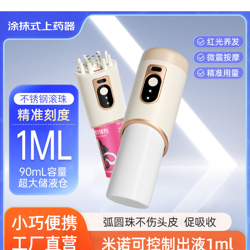 New Electric Scalp Applicator for Hair Growth and Hair Solidification, Liquid Comb, Head Massage Applicator, Massager to Prevent Hair Loss - image 1