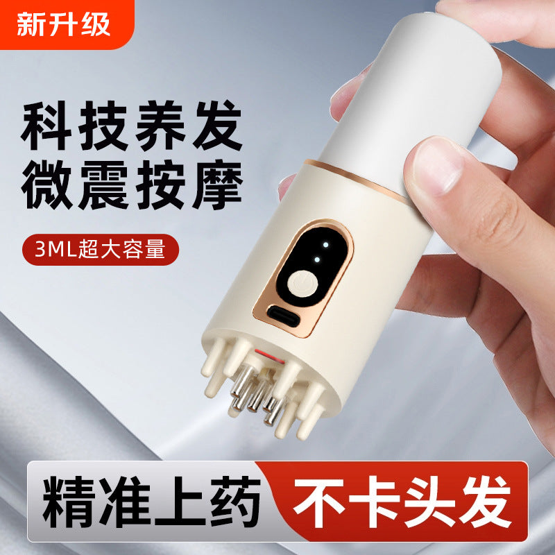 New Electric Scalp Applicator for Hair Growth and Hair Solidification, Liquid Comb, Head Massage Applicator, Massager to Prevent Hair Loss - image 2