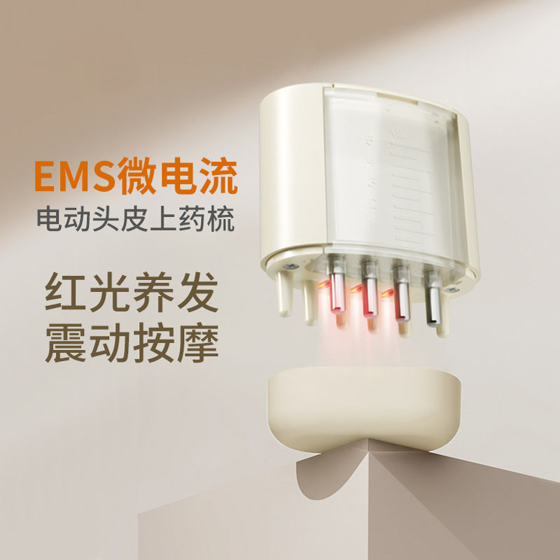 New Electric Scalp Applicator for Hair Growth and Hair Solidification, Liquid Comb, Head Massage Applicator, Massager to Prevent Hair Loss - image 3