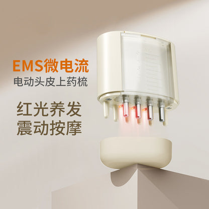 New Electric Scalp Applicator for Hair Growth and Hair Solidification, Liquid Comb, Head Massage Applicator, Massager to Prevent Hair Loss - image 3