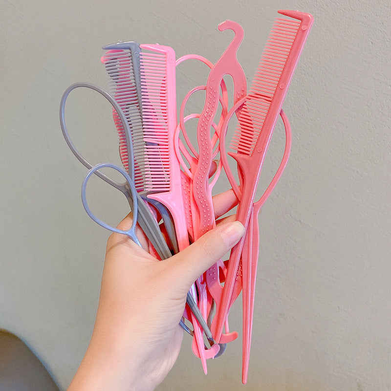 Children's Hair braiding hair pulling artifact little girl hair braiding tool hair pulling Pin Hook hair curler universal hair comb suit - image 3