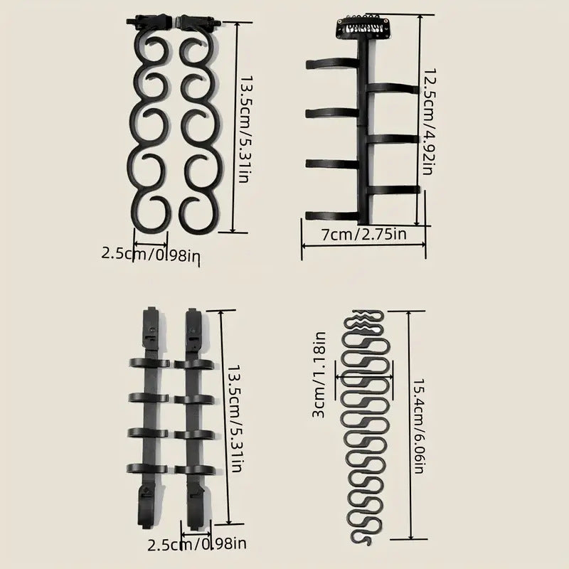 Hair braiding suit fish bone wave hair braiding device centipede braid hair curler twist braid hair braiding device modeling tool wholesale - image 2
