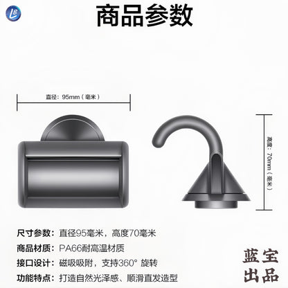 Applicable to Leifen hair dryer diffusion nozzle drying cover Leifen anti-flying nozzle LF03/SE large wind cover accessories - image 4