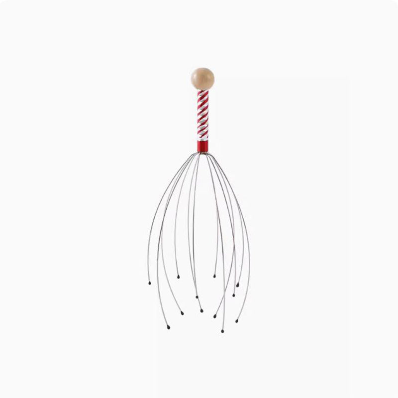 Octopus head scratching massager ball massage claw five claw head massage scalp soul extractor wholesale - image 5