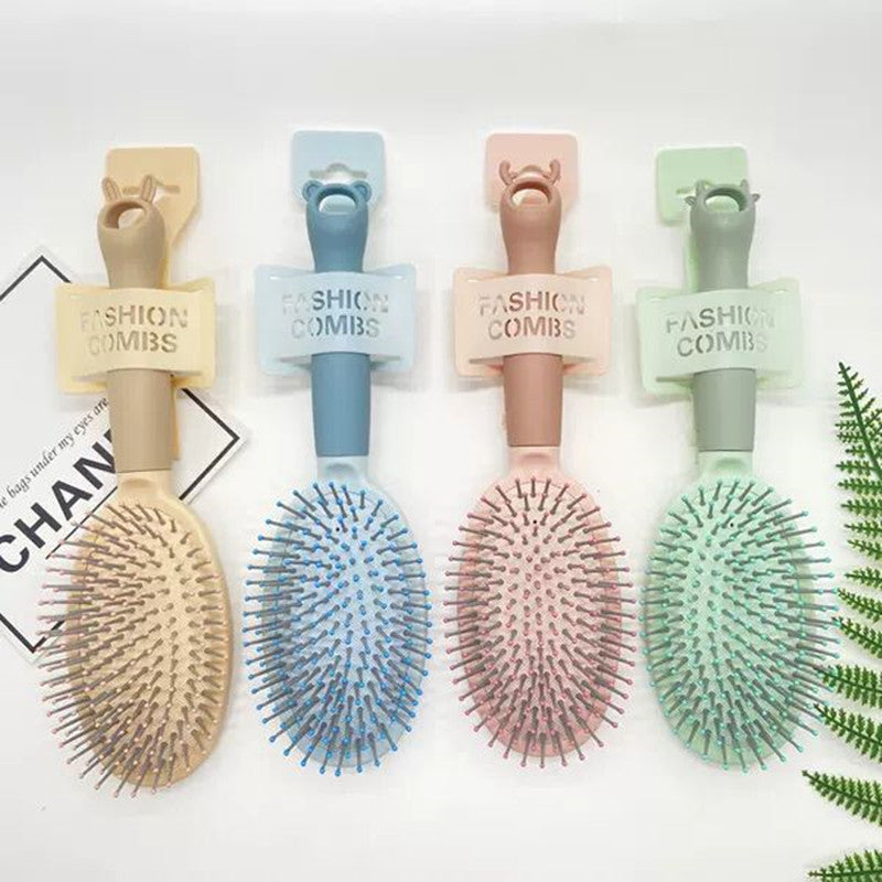 Hairdressing Curling Comb Mousse Round Roller Comb Non-slip Handle Roller Comb/styling Comb Massage Anti-static Curly Hair - image 3