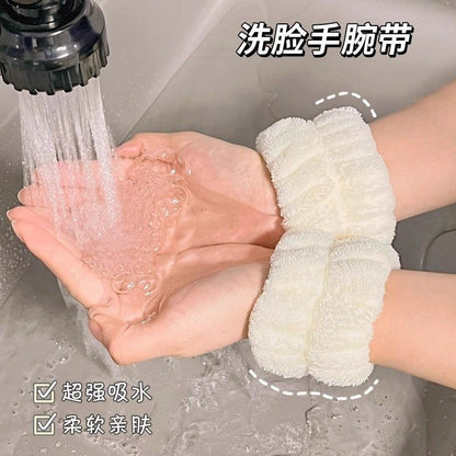 Cross-Border Bow Headband, Face Wash Wristband, Three-Piece Set, Autumn and Winter Women's Beauty Makeup Hairband Set Wholesale - image 4