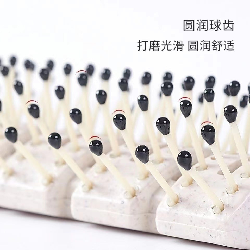 Hair Salon Scratching Comb Fluffy Internet Celebrity Rib Comb Men's Big Back Hair Stylist Special Styling Comb Massage Curling Comb - image 2