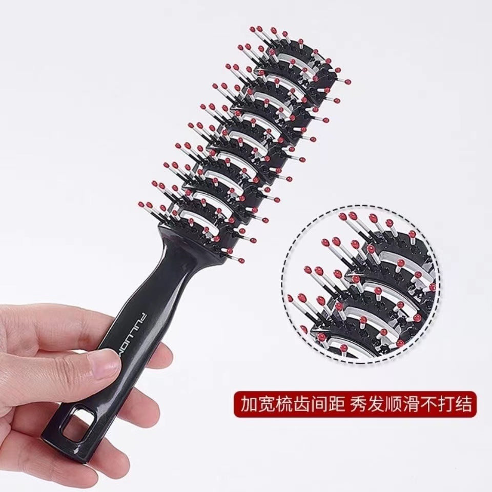 Hair Salon Scratching Comb Fluffy Internet Celebrity Rib Comb Men's Big Back Hair Stylist Special Styling Comb Massage Curling Comb - image 3