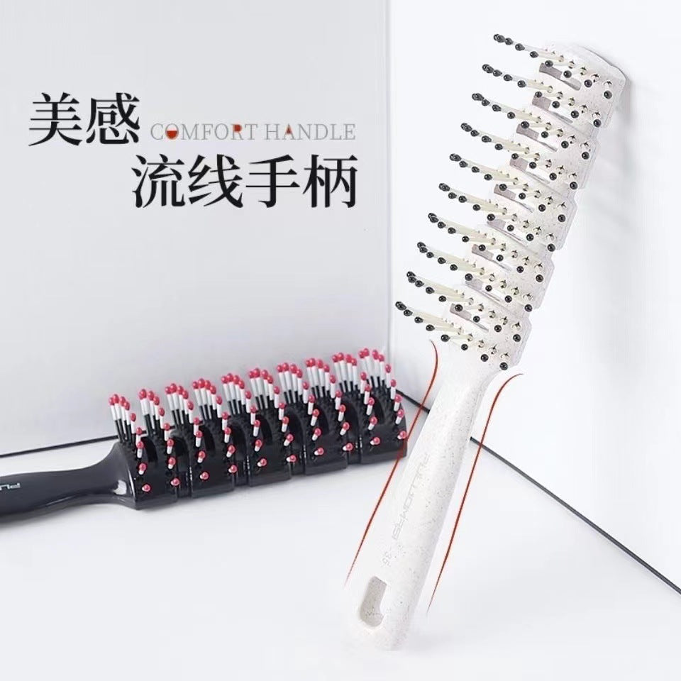 Hair Salon Scratching Comb Fluffy Internet Celebrity Rib Comb Men's Big Back Hair Stylist Special Styling Comb Massage Curling Comb - image 4