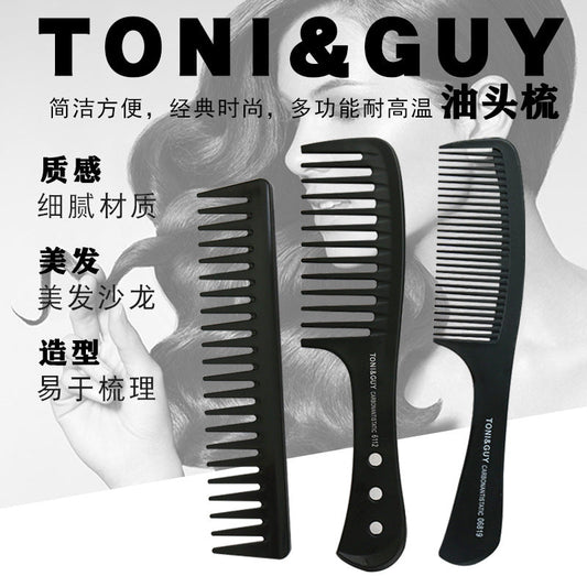 Big Tooth Comb Women's Curly Hair Comb Household Wide Tooth Electrostatic Hairdressing Tool Anti-Big Curly Long Hair Wet Hair Straight Hair Comb without Knottin - image 2