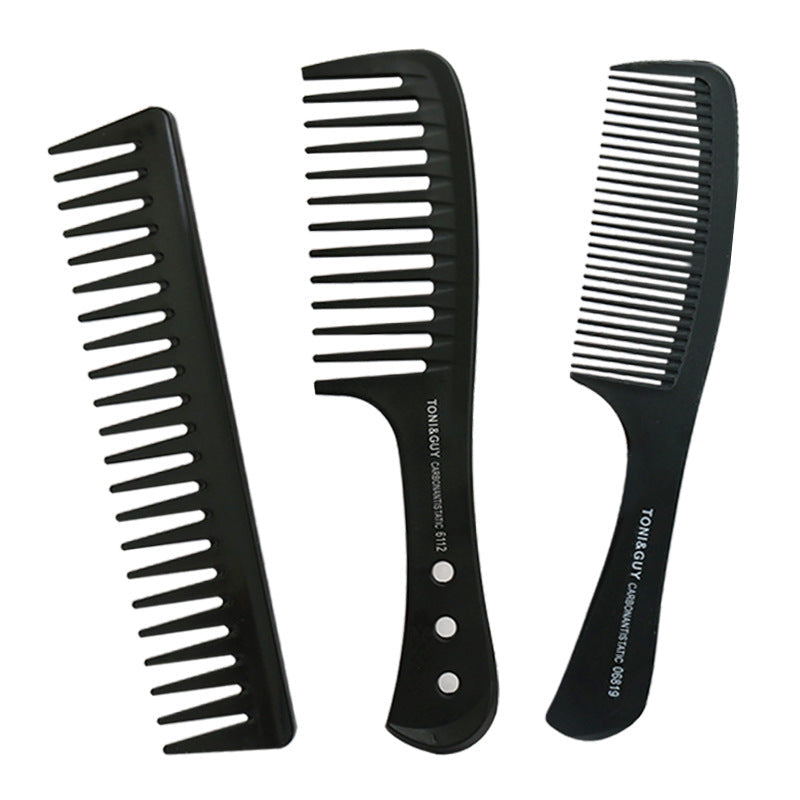 Big Tooth Comb Women's Curly Hair Comb Household Wide Tooth Electrostatic Hairdressing Tool Anti-Big Curly Long Hair Wet Hair Straight Hair Comb without Knottin - image 3