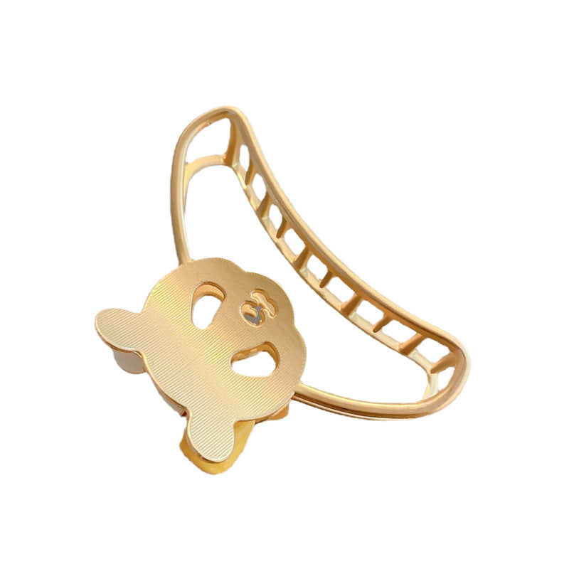 Pearl Hair Clip Back Head Clip Large South Korea Elegant Alloy Shark Clip Hair Clip Hair Clip Hair Clip Headwear - image 5