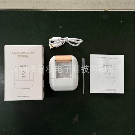 Factory's New Electric Scalp Applicator, Scalp Massage Comb, Hair Growth Comb, Red Light Ems Massage Liquid-Guiding Comb - image 2