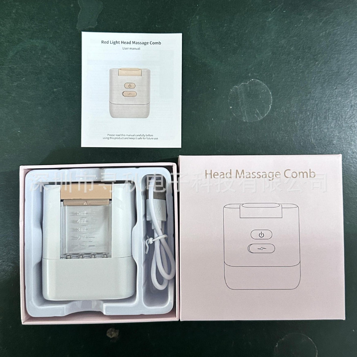 Factory's New Electric Scalp Applicator, Scalp Massage Comb, Hair Growth Comb, Red Light Ems Massage Liquid-Guiding Comb - image 4