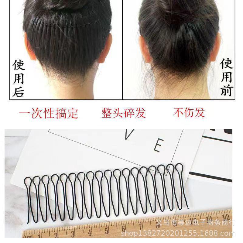 Factory direct invisible headband fixed back head broken hair artifact female hairpin seamless hair comb bangs broken hair artifact - image 2