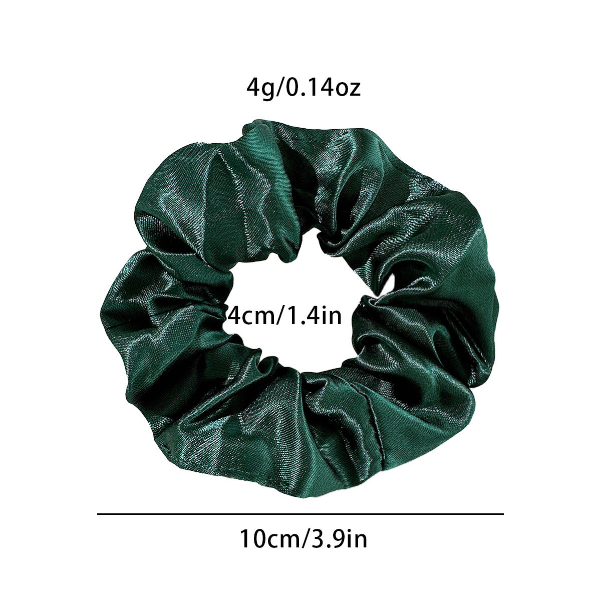 Cross-border Amazon Sading Fabric Large Intestine Hair Ring Hair Rope Europe and America Solid Color Simple Hair Rope Hair Accessories Wholesale - image 4