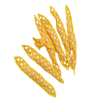 Factory direct sponge curling iron no heat sleep curling iron wave point hair curling pear flower head sleep hair curling tube wholesale - image 5