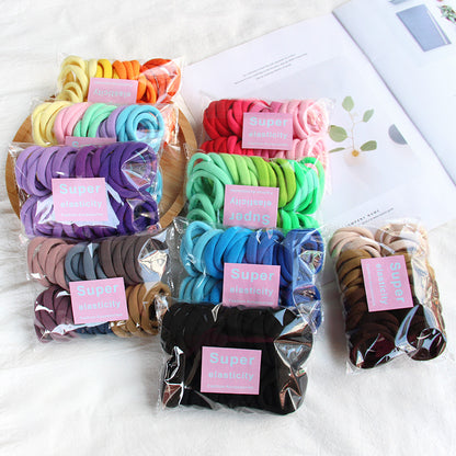 New thick thick towel ring high quality color seamless high elastic hair ring hair rope women 40 - image 3
