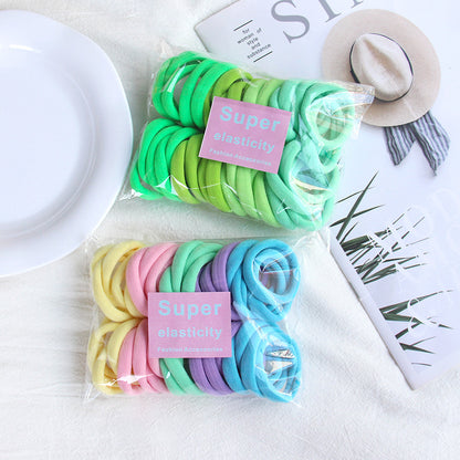 New thick thick towel ring high quality color seamless high elastic hair ring hair rope women 40 - image 4