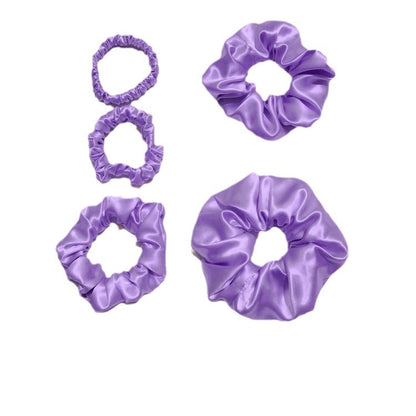 New high-end silk hair ring large intestine ring hair rope 100 mulberry silk hair care horsetail temperament head rope multi-color optional - image 5