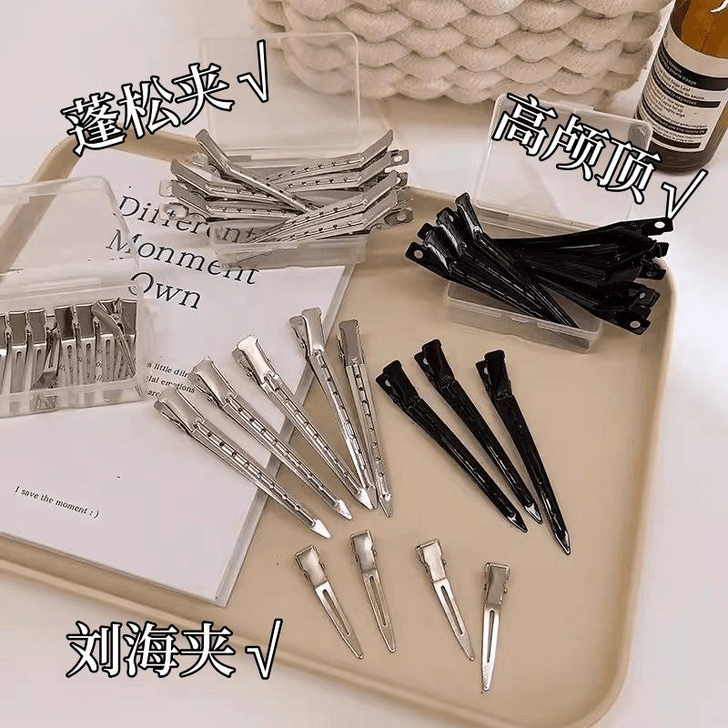 Cute Hairpin Female Hair Root Fluffy Artifact High Cranial Top Bangs Clip Preface Duckbill Clip Positioning Clip Headwear Hairpin - image 4