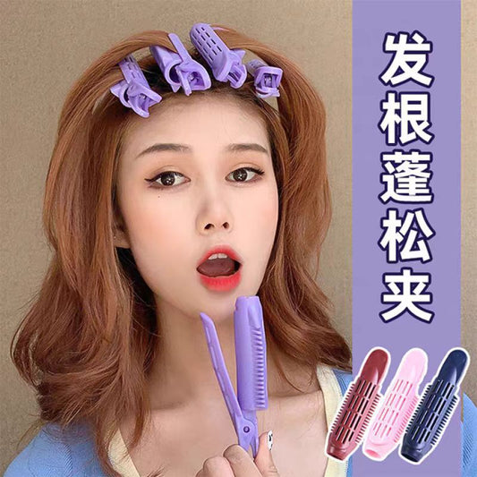 Hair Root Fluffy Artifact Head Curling Barrel Lazy Hair Fluffy Clip Korean Style Hair Curling Bangs Styling Clip - image 1