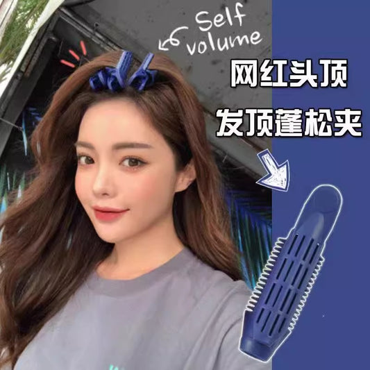 Hair Root Fluffy Artifact Head Curling Barrel Lazy Hair Fluffy Clip Korean Style Hair Curling Bangs Styling Clip - image 2