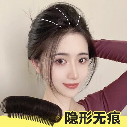 Japanese and Korean Princess Head Fluffy Height-increasing Pad Height-increasing Hair Curler Hair Headwear Female Lazy Head Pad Hairpin Pad Hair Root Hair Comb - image 3