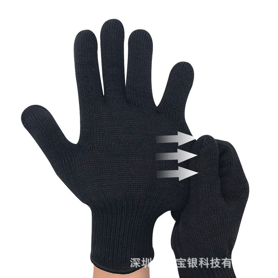 High temperature resistant gloves core 100 degree hair salon perm curly hair straightener matching use anti-scald heat insulation gloves - image 5